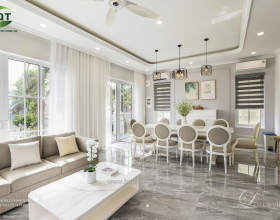 Thiết kế nội thất chung cư phong cách Indochine