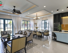 Thiết kế nội thất nhà phố đẹp phong cách hiện đại