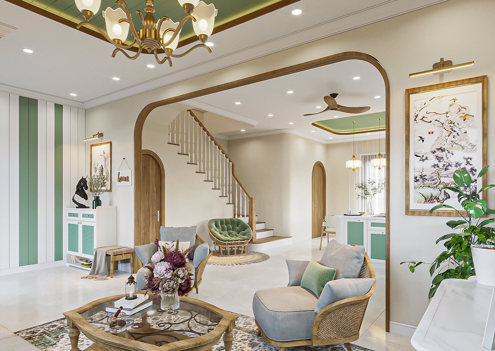 THIẾT KẾ TẠI VILLA NOVAWORLD PHAN THIẾT – HQT DECOR – PHONG CÁCH ĐỊA TRUNG HẢI