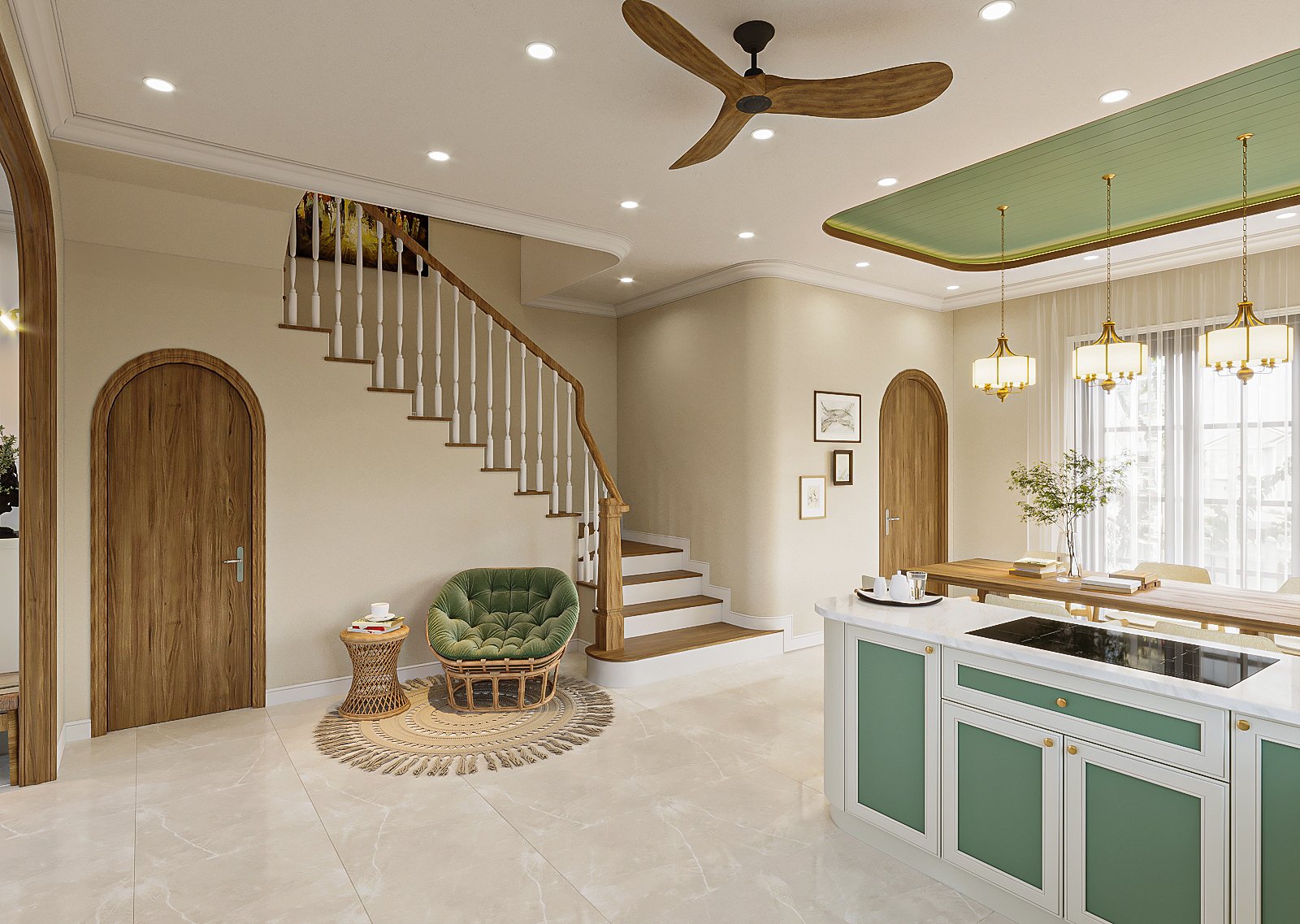 THIẾT KẾ TẠI VILLA NOVAWORLD PHAN THIẾT – HQT DECOR – PHONG CÁCH ĐỊA TRUNG HẢI